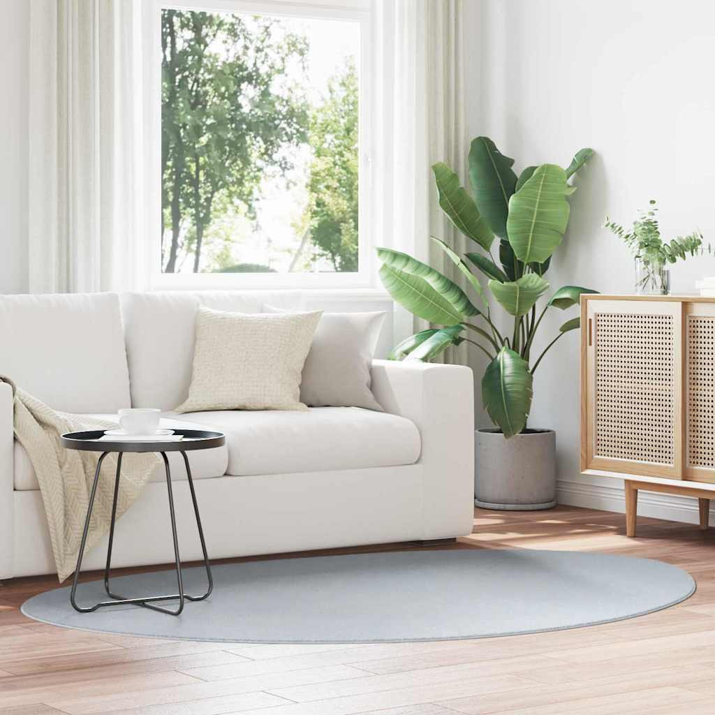 vidaXL Bereichsteppiche HUARTE Grau 140 x 200 cm Polyester