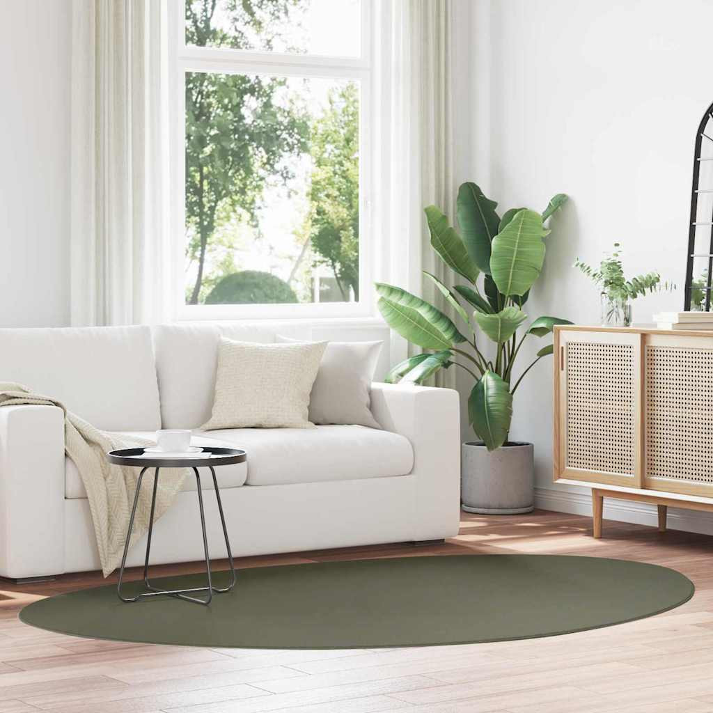 vidaXL Bereichsteppiche HUARTE Waldgrün 160 x 230 cm Polyester