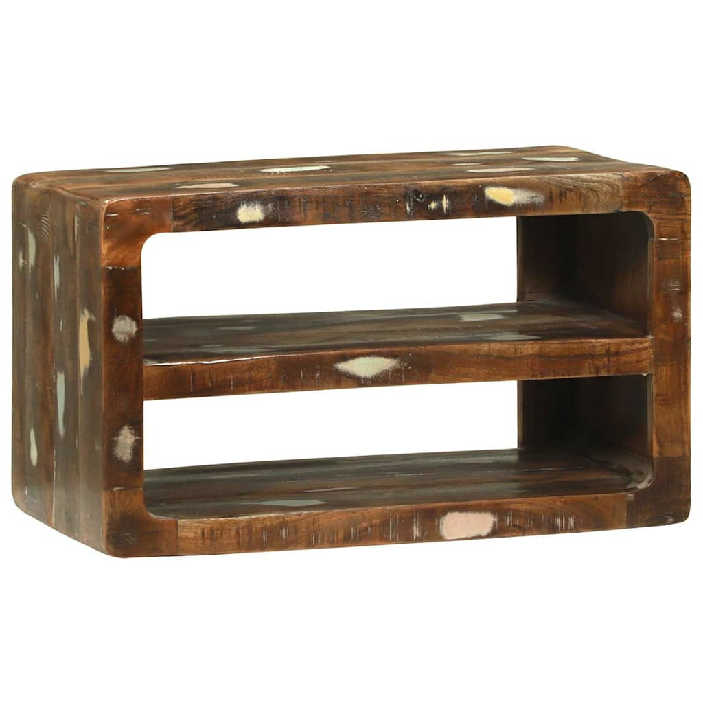 vidaXL TV-Schränk Mehrfarbig 60 x 32 x 36 cm Massivholz Altholz
