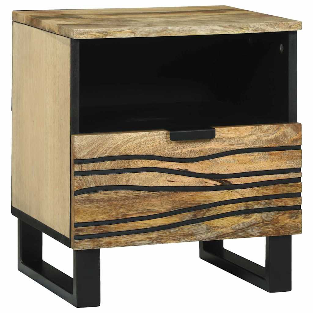vidaXL Nachttisch Natur 40 x 33 x 46 cm Holzwerkstoff