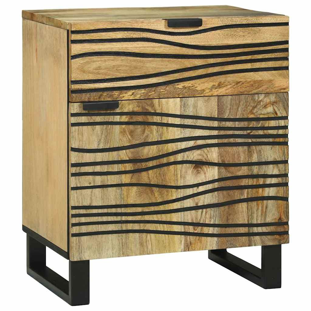 vidaXL Nachttisch Natur 50 x 33 x 60 cm Holzwerkstoff
