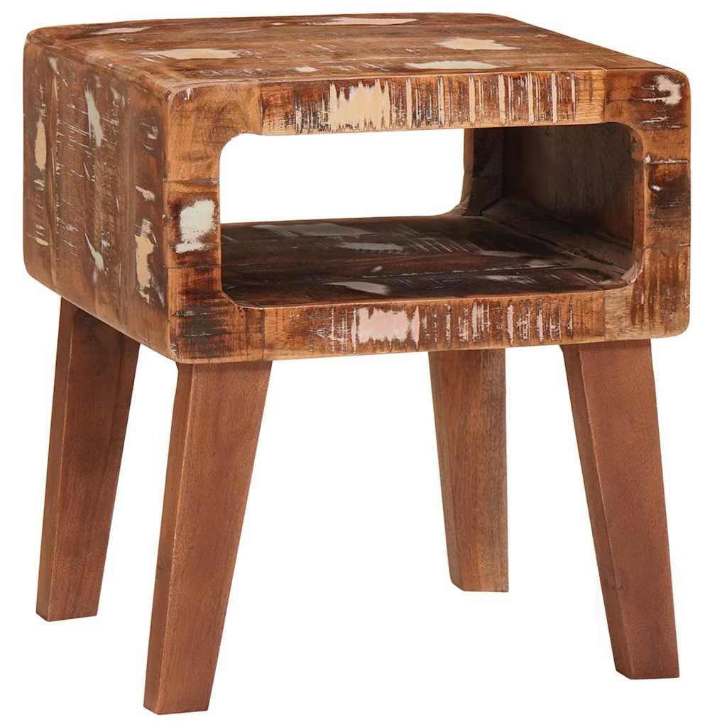 vidaXL Beistelltisch Braun 40 x 32 x 46 cm Massives upgecyceltes Holz