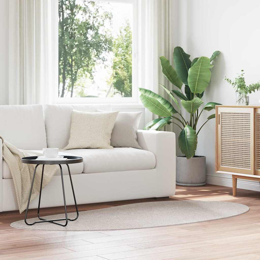 vidaXL Bereichsteppiche HUARTE Sand 100 x 200 cm Polyester