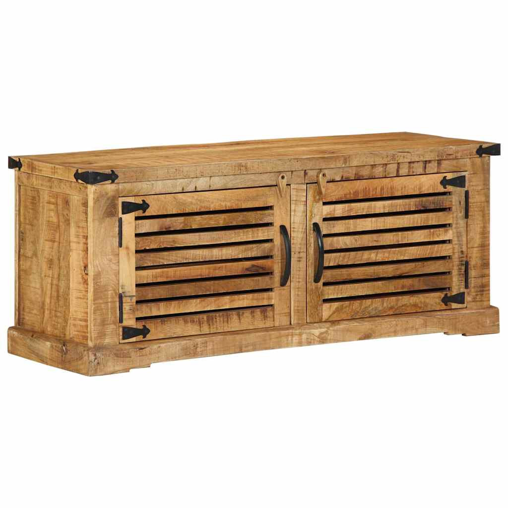 vidaXL Schuhschrank mit Regal Braun 110 x 38 x 45 cm Massivholz Mango