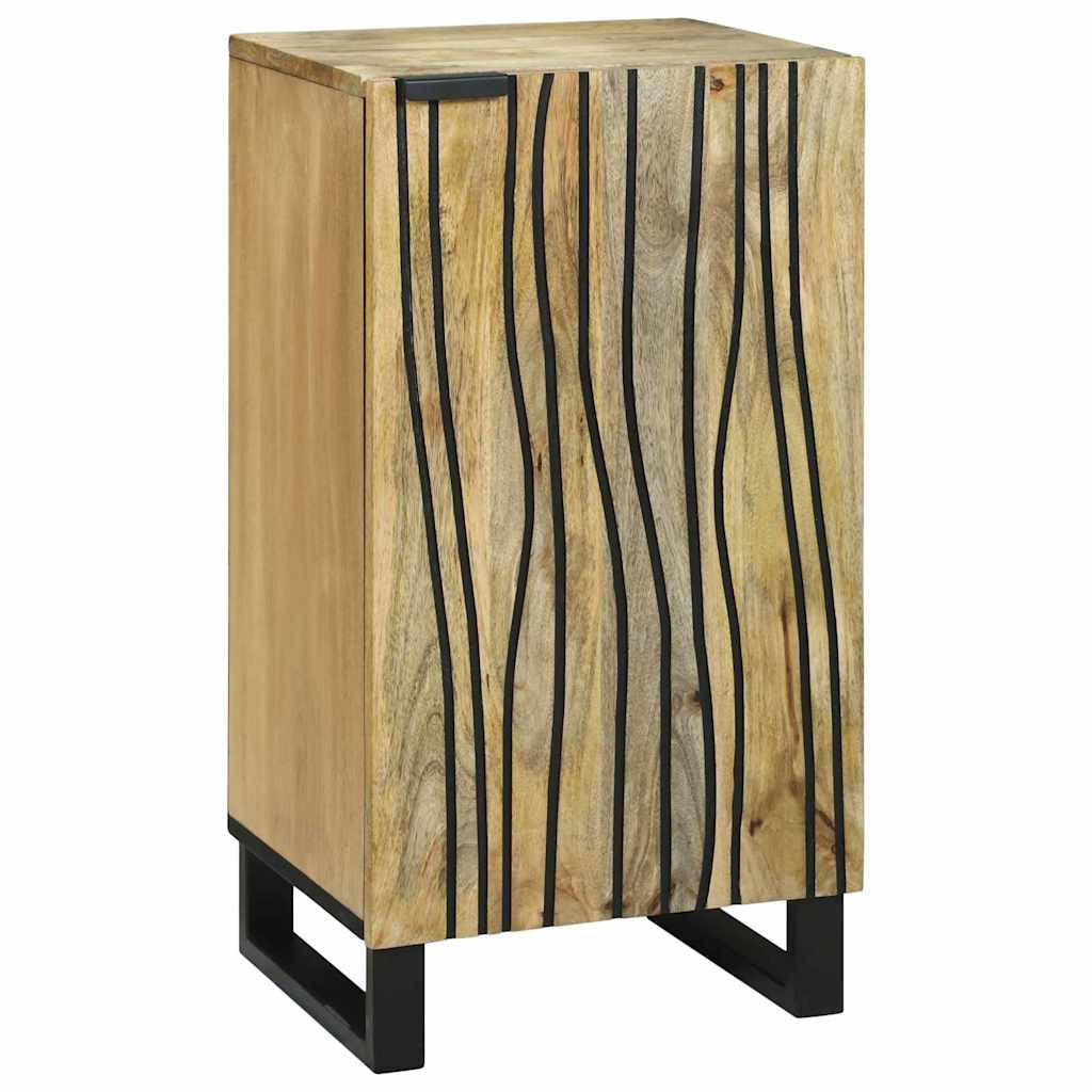 vidaXL Sideboard Braun 40 x 33 x 75 cm massives Mangoholz
