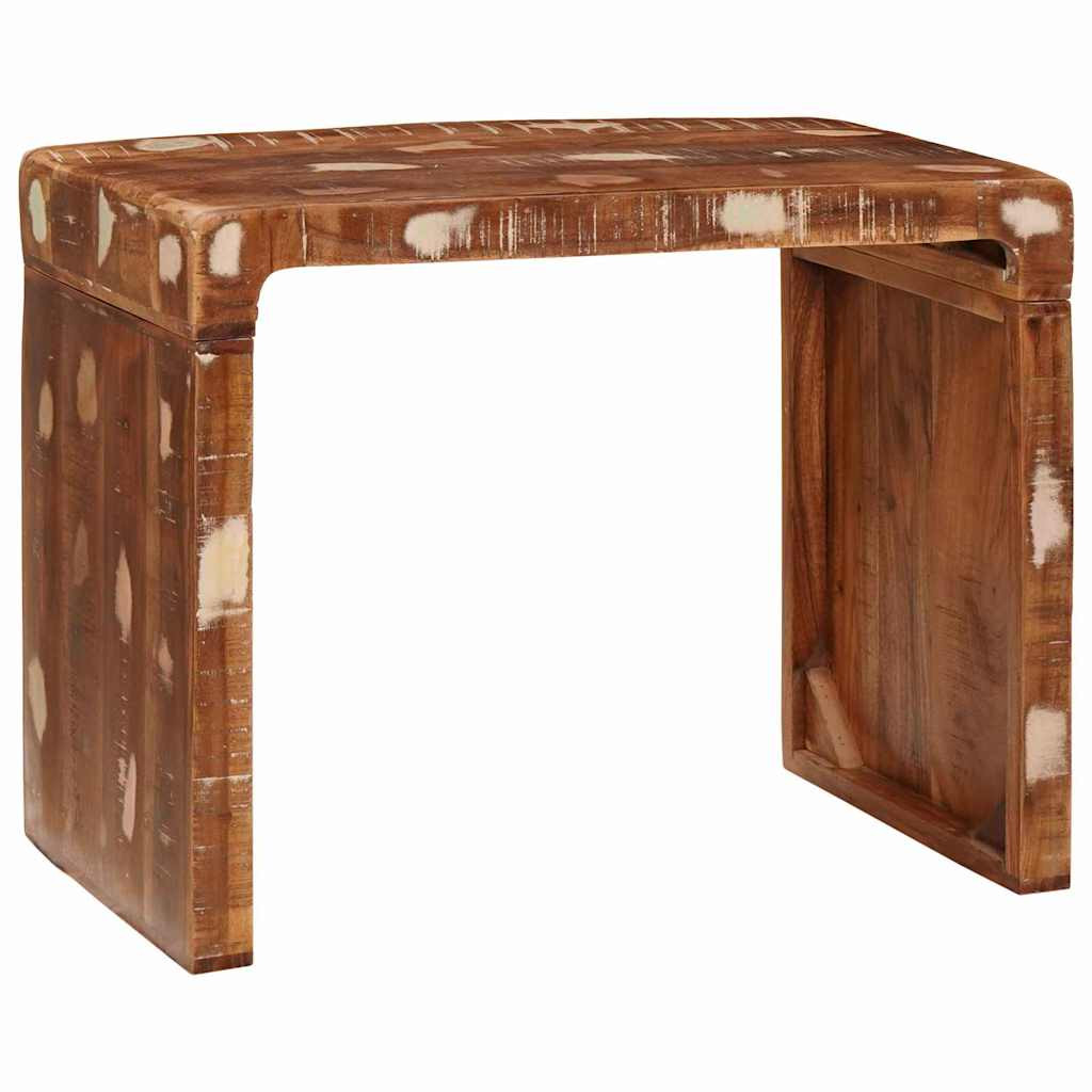vidaXL Beistelltisch Braun 60 x 35 x 46 cm Massives upgecyceltes Holz