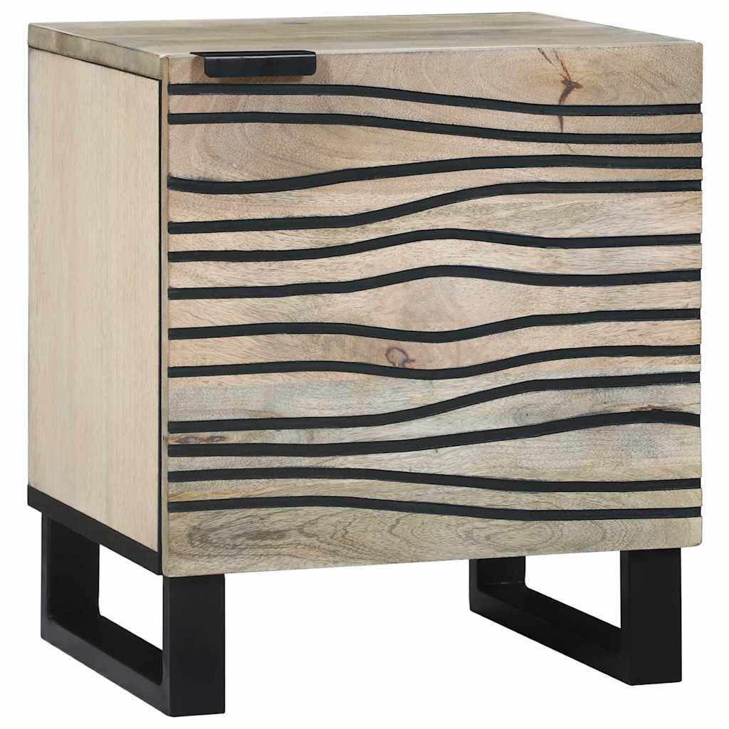 vidaXL Nachttisch Weiß 40 x 33 x 46 cm Holzwerkstoff