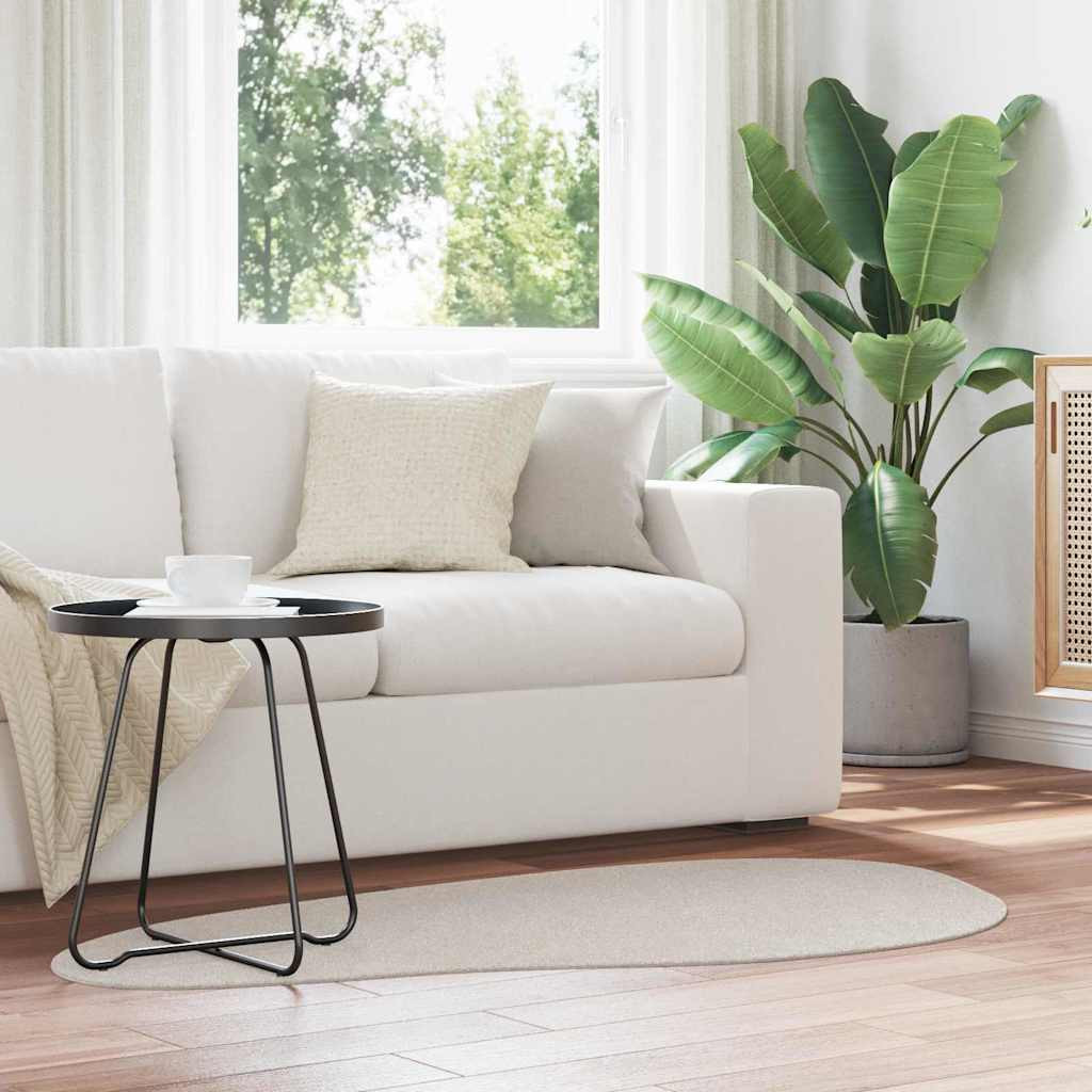 vidaXL Bereichsteppiche HUARTE Sand 80 x 150 cm Polyester