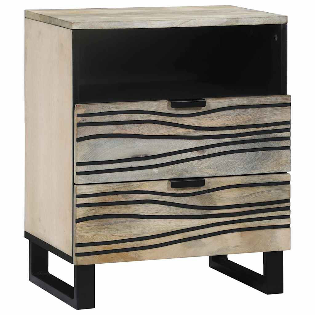 vidaXL Nachttisch Weiß 50 x 33 x 62 cm Holzwerkstoff