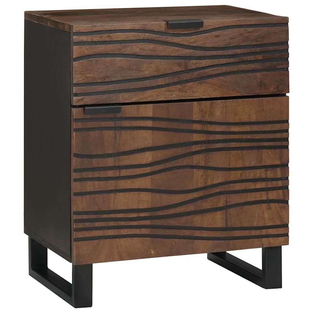 vidaXL Nachttisch Walnuss 50 x 33 x 60 cm Holzwerkstoff