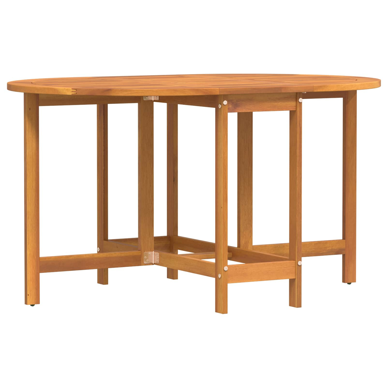 vidaXL Gartentisch Braun 110 x 60 x 72 cm Massivholz Akazie