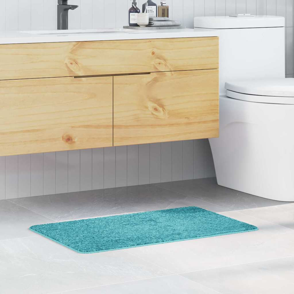 vidaXL Rutschfeste Badmatte Türkis 50 x 80 cm PP