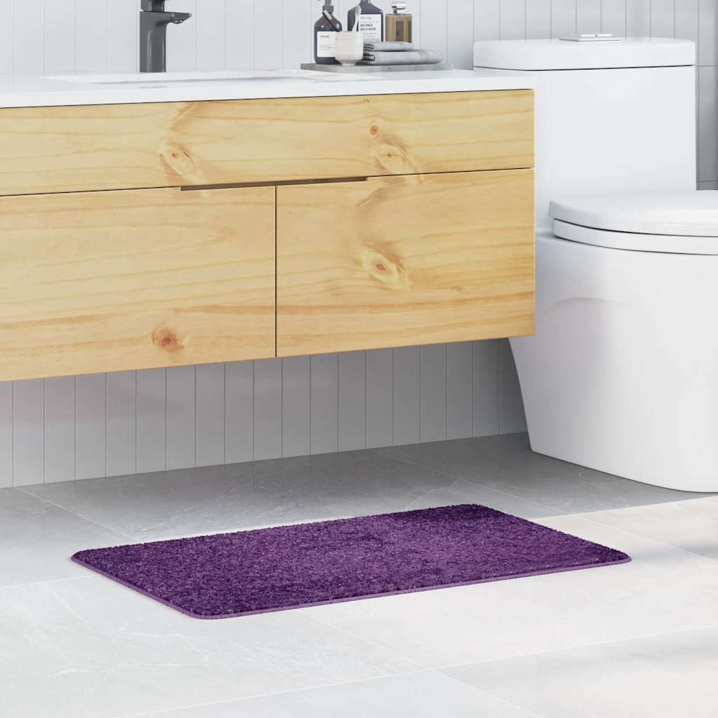 vidaXL Rutschfeste Badmatte Lila 50 x 80 cm PP