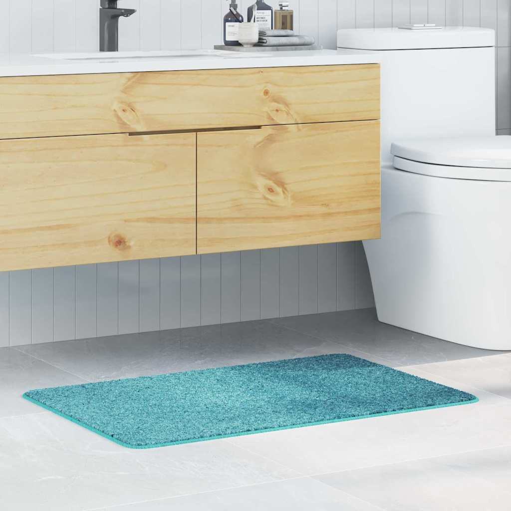 vidaXL Rutschfeste Badmatte Türkis 60 x 90 cm PP
