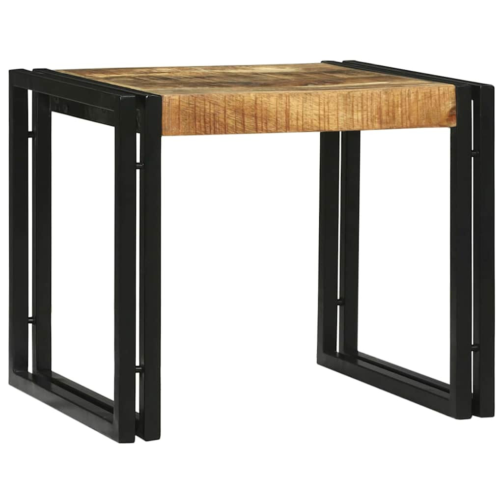 vidaXL Couchtisch 2 pcs Braun 48 x 40 x 40 cm Massivholz Mango