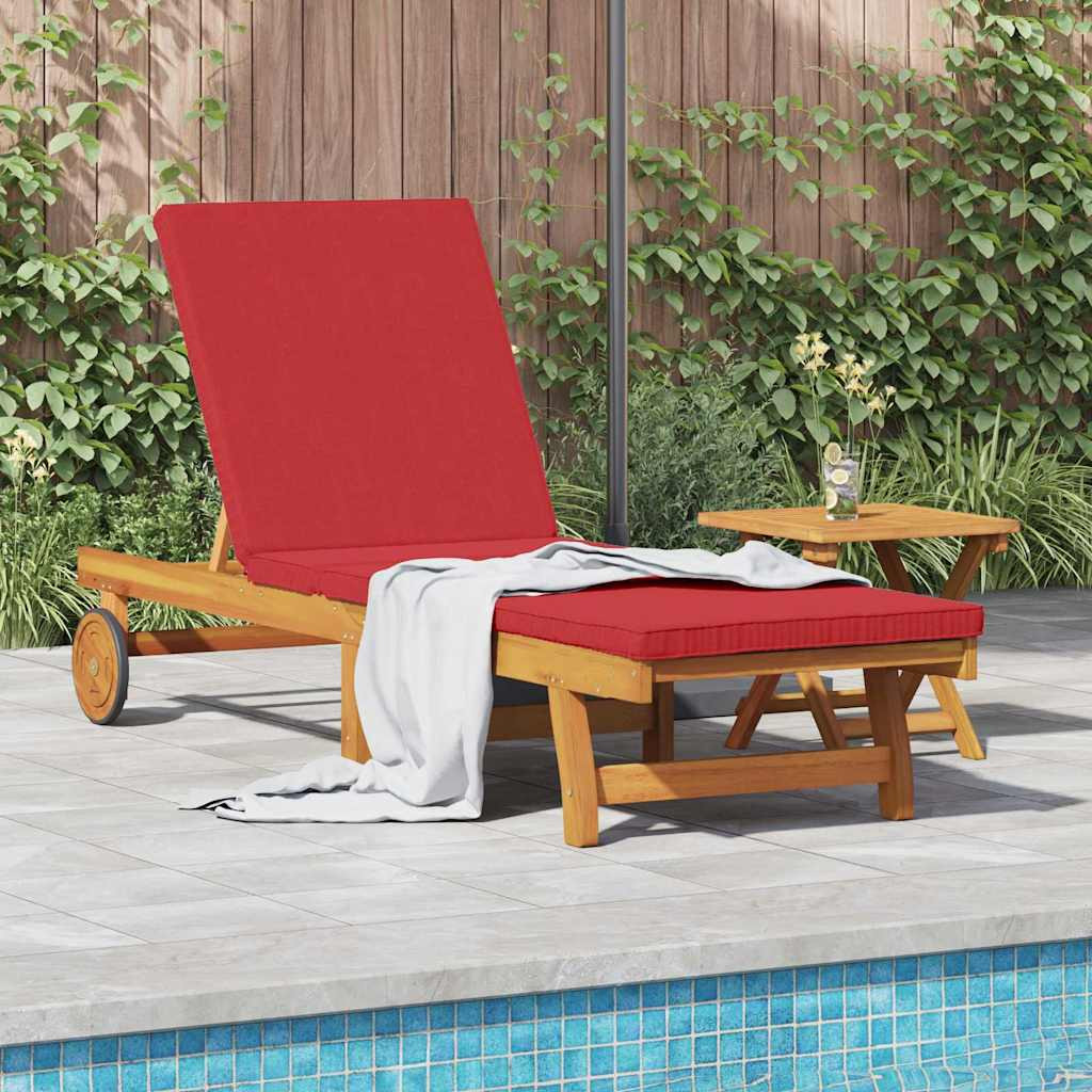 vidaXL Sonnenliege Braun 199 x 63 x 85 cm Massivholz Akazie