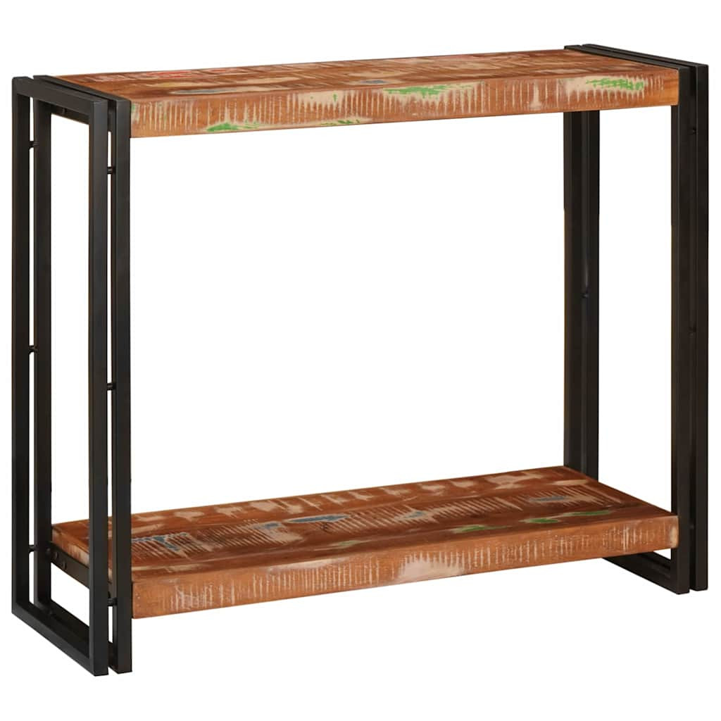 vidaXL Konsolentisch 90 x 33 x 75 cm Massives upgecyceltes Holz