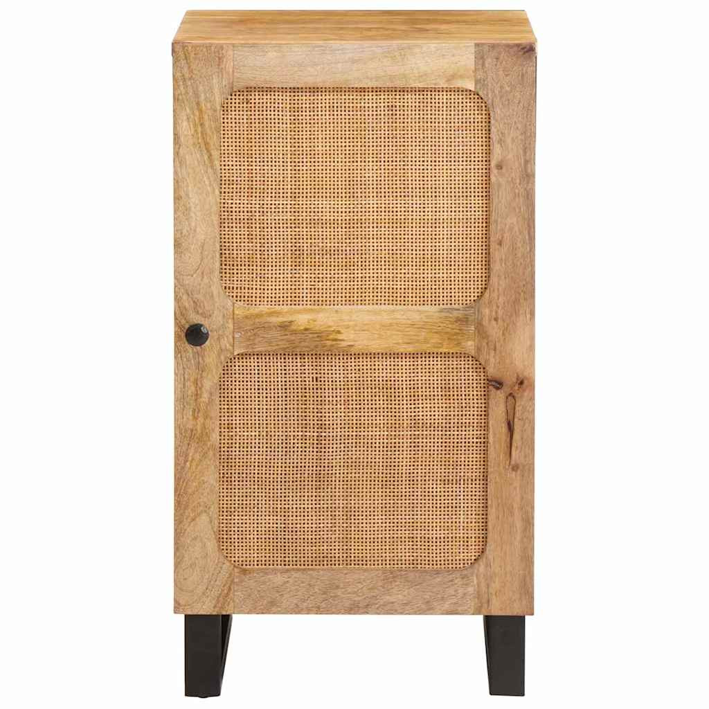 vidaXL Sideboard mit Speicher Braun 40 x 33 x 75 cm Massivholz Mango