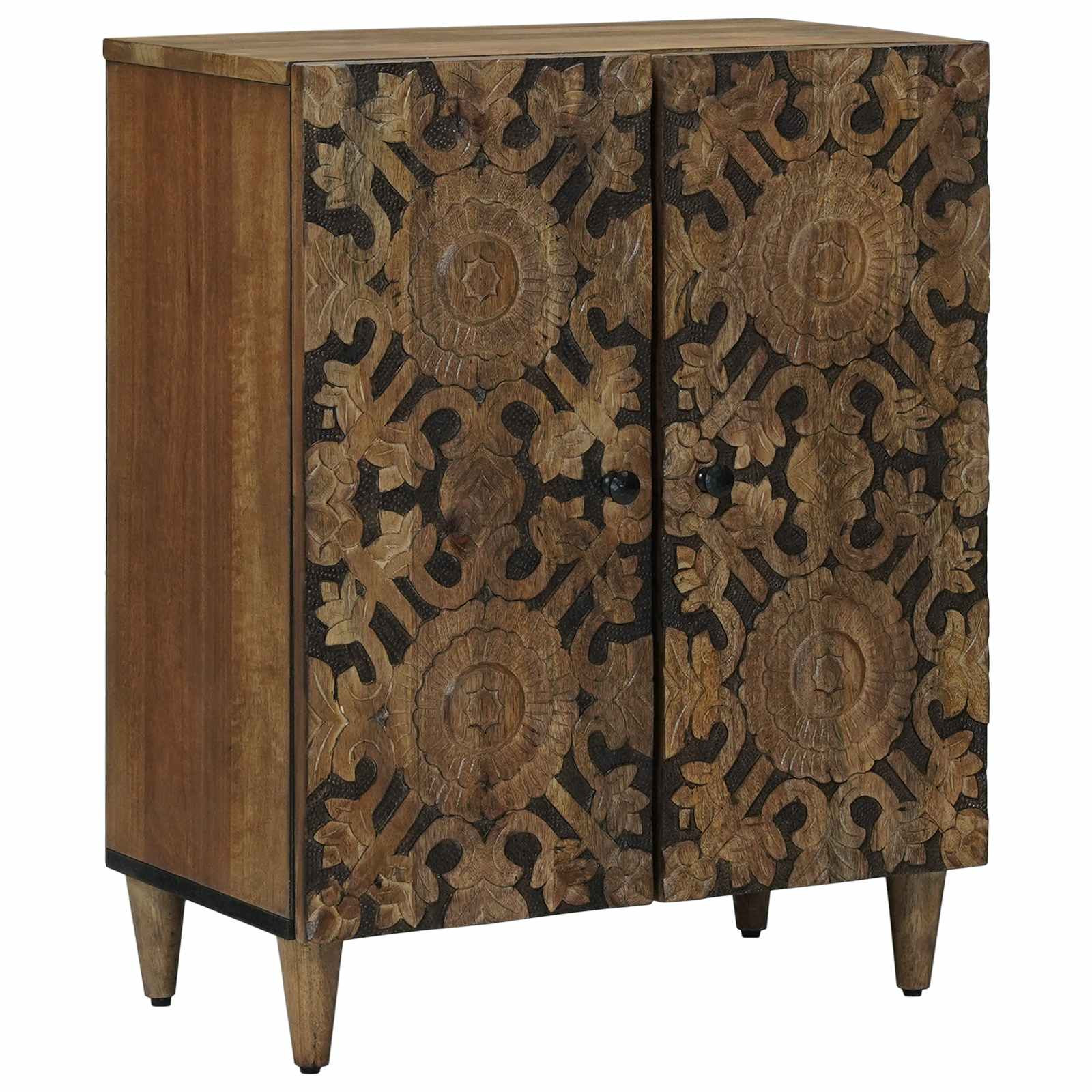 vidaXL Aufbewahrungs-Sideboard Braun 60 x 33,5 x 75 cm