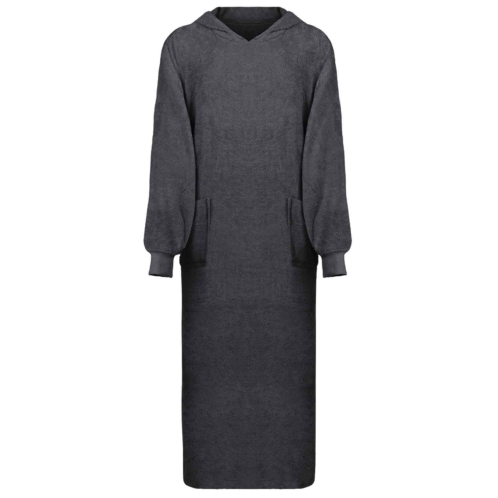 vidaXL Decken-Hoodie KINN Anthrazit XXL Baumwolle