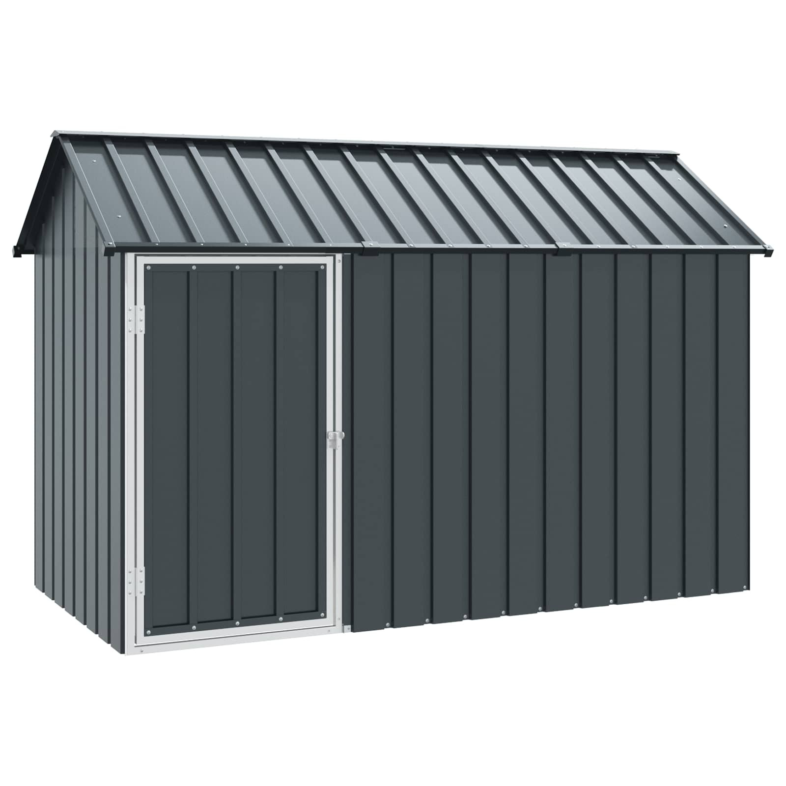 vidaXL Vogelkäfig Anthrazit 215 x 112 x 141 cm Verzinkter Stahl