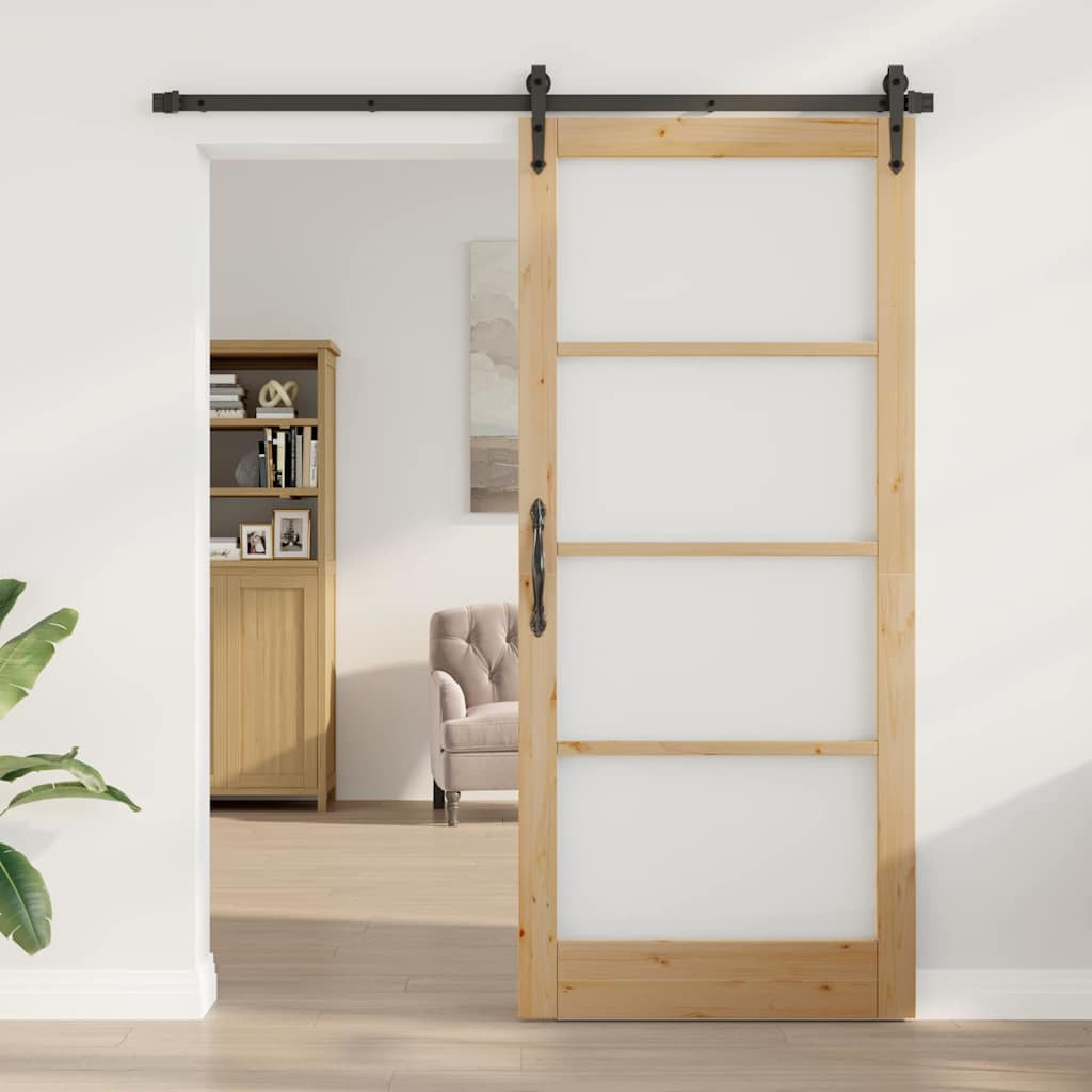 vidaXL Interior Tür ORKDAL Braun 93 x 211 cm