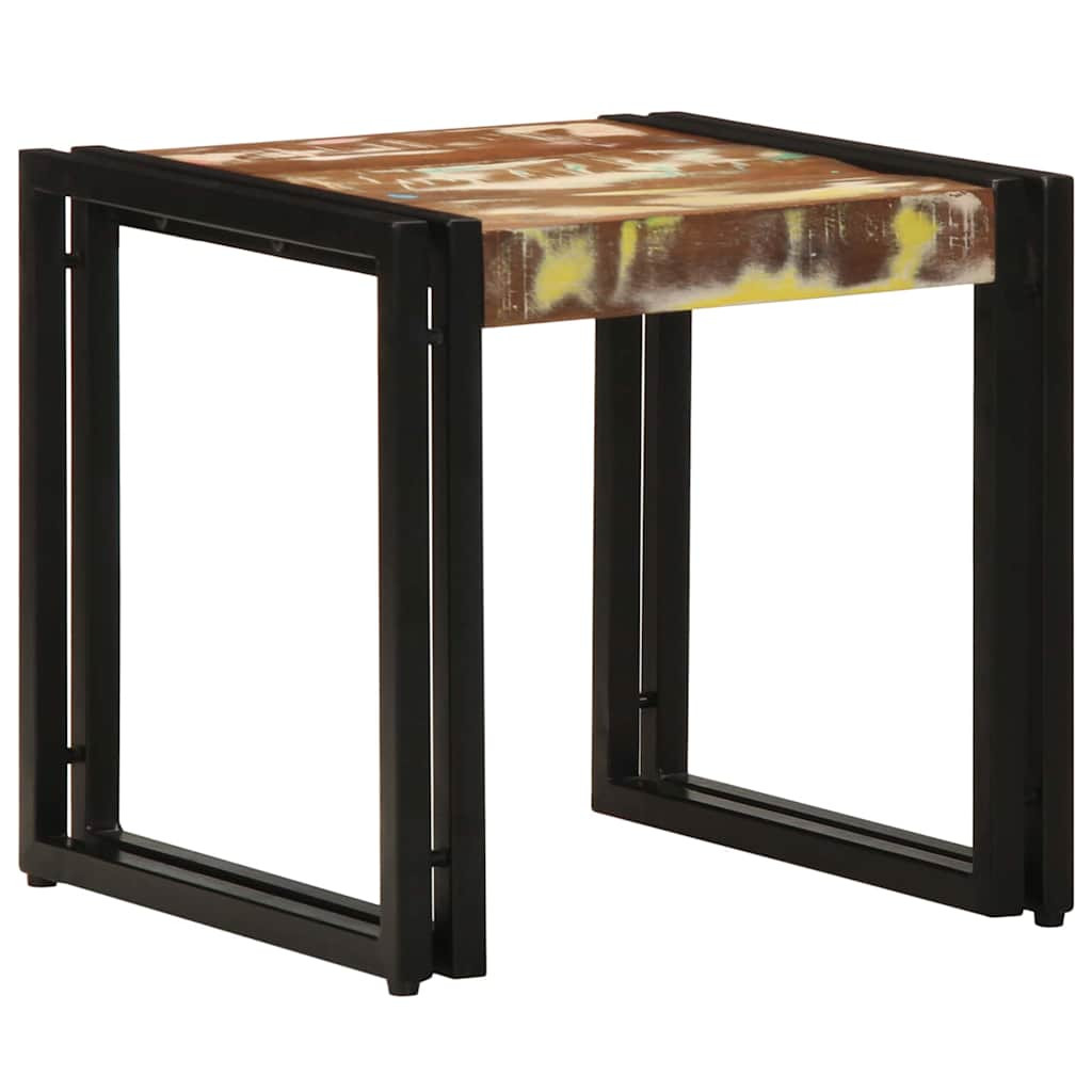 vidaXL Couchtisch 40 x 40 x 38 cm Massives upgecyceltes Holz