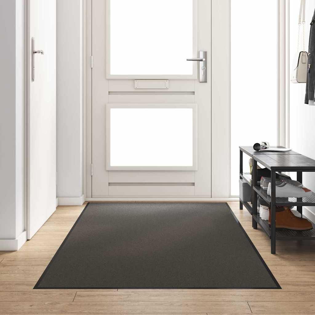 vidaXL Fußmatte Anthrazit und Schwarz 120 x 250 cm Polyamid und PVC