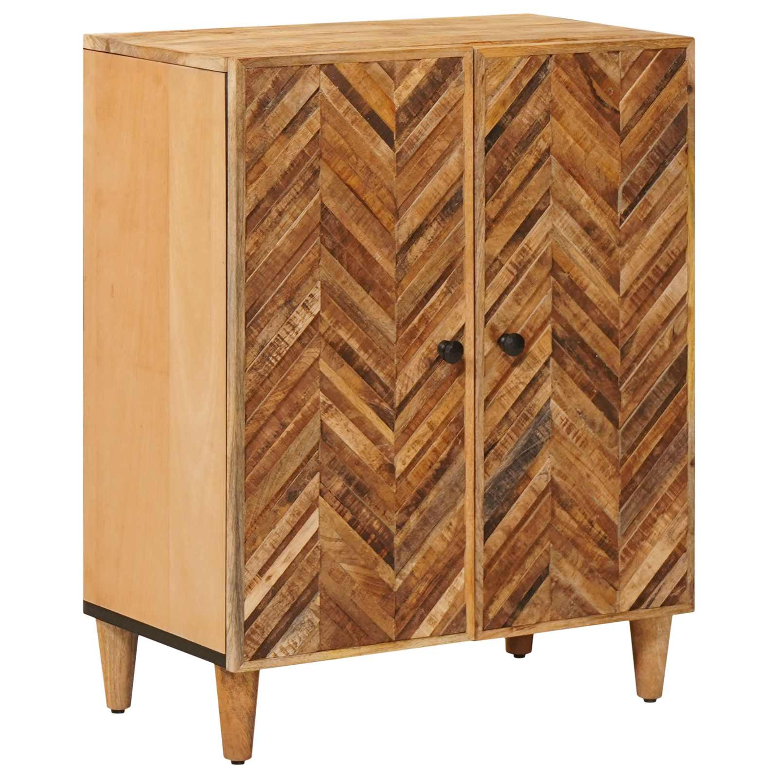 vidaXL Stauraumschränke Braun 60 x 33,5 x 75 cm Massivholz Mango