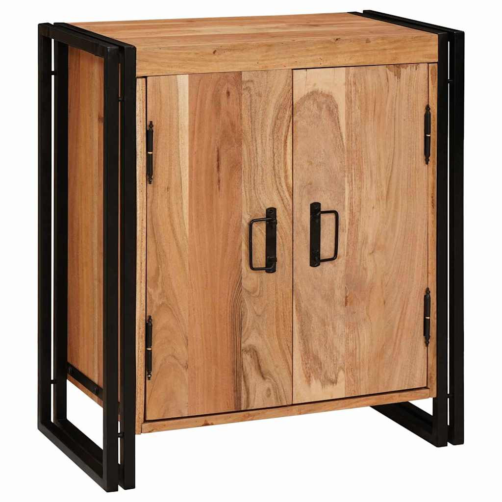 vidaXL Nachttisch Braun 66 x 35 x 76 cm Massivholz Akazie