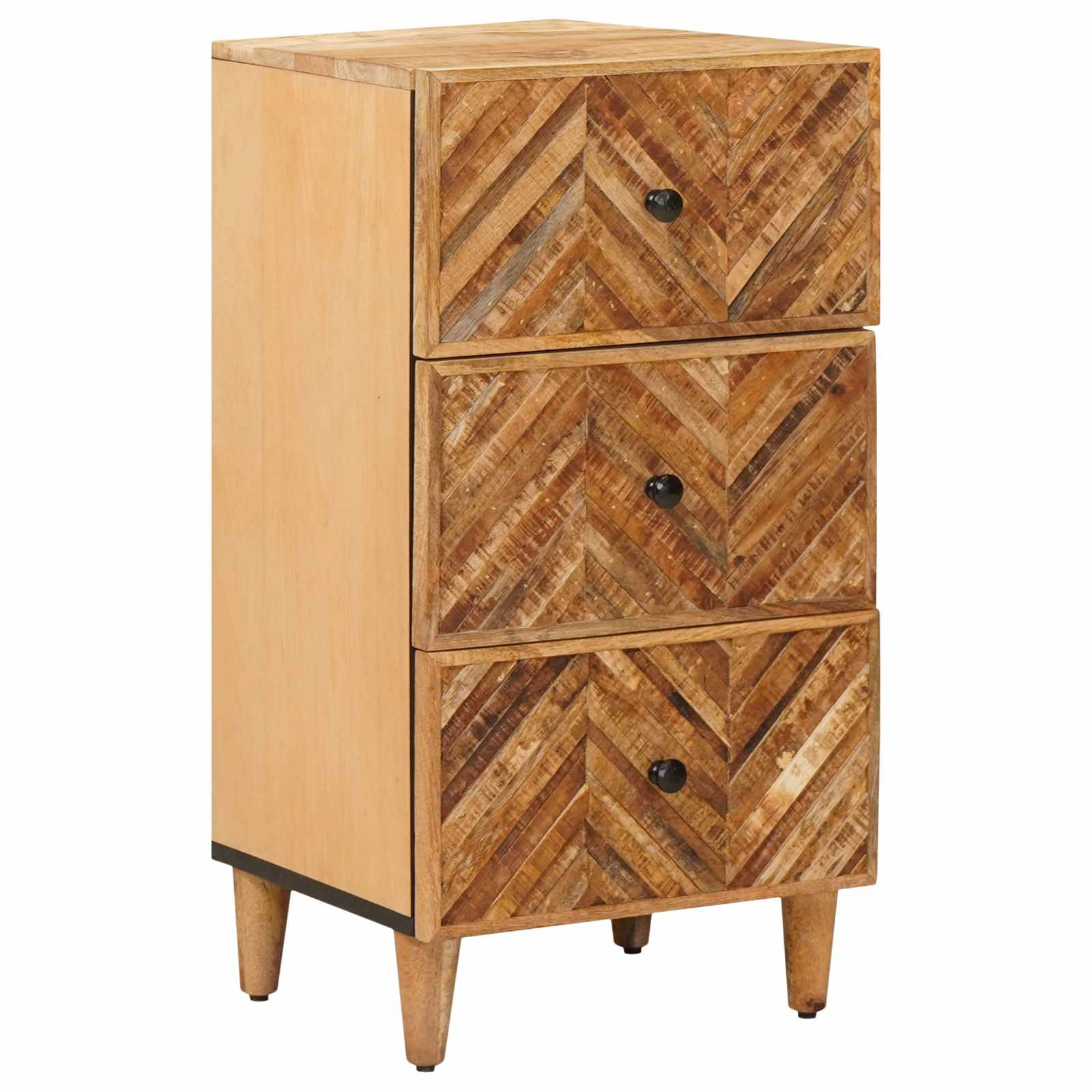 vidaXL Stauraumschränke Braun 40 x 33,5 x 75 cm Massivholz Mango