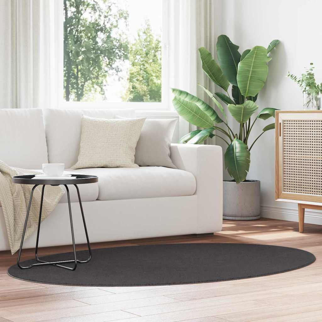 vidaXL Bereichsteppiche HUARTE Anthrazit 120 x 170 cm 100 %Polyester