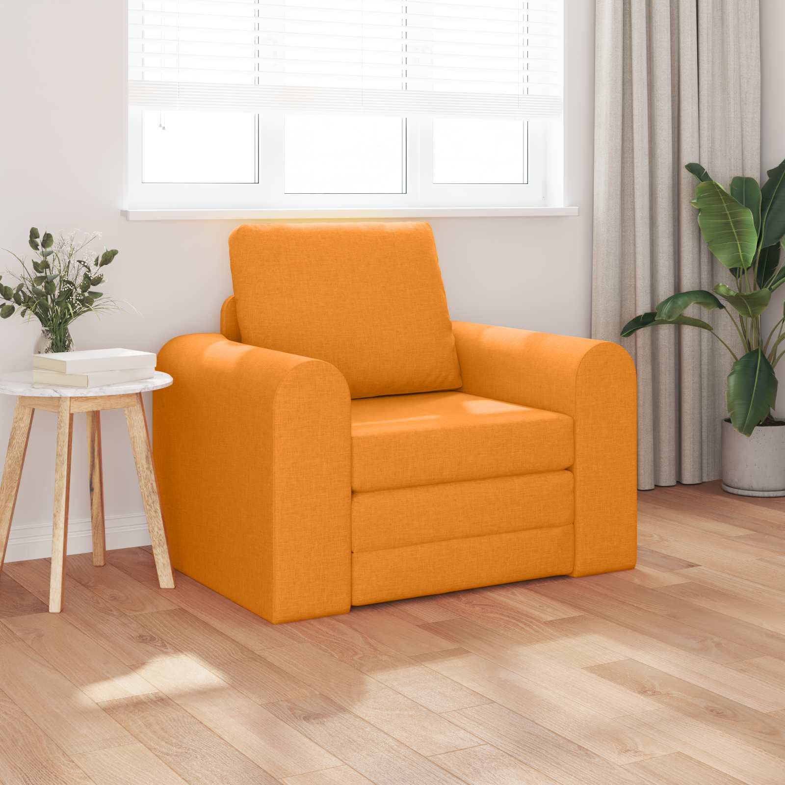 vidaXL Schlafsofa Dunkelgelb 98 x 71 x 83 cm Stoff