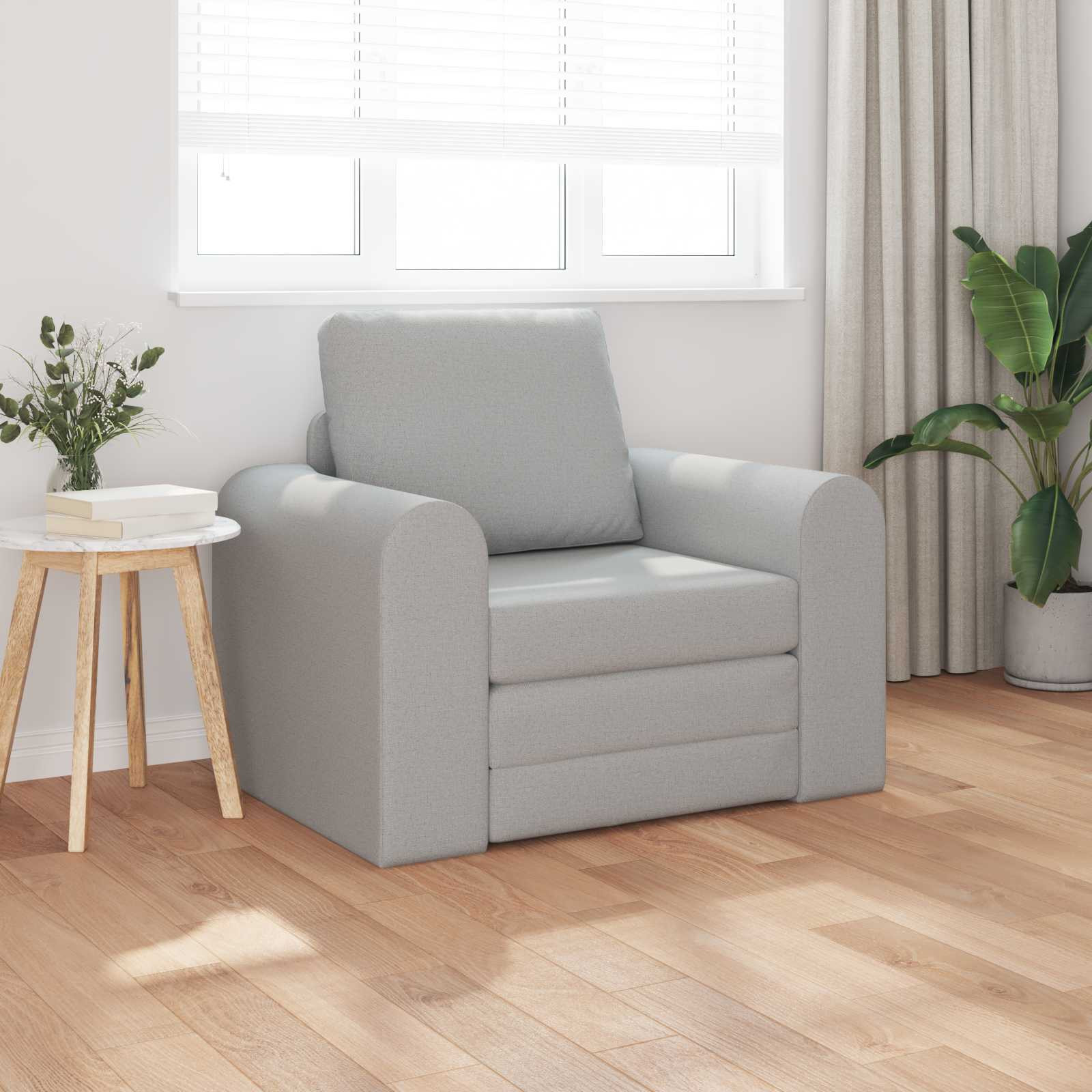 vidaXL Schlafsofa Wolkengrau 98 x 71 x 83 cm Stoff