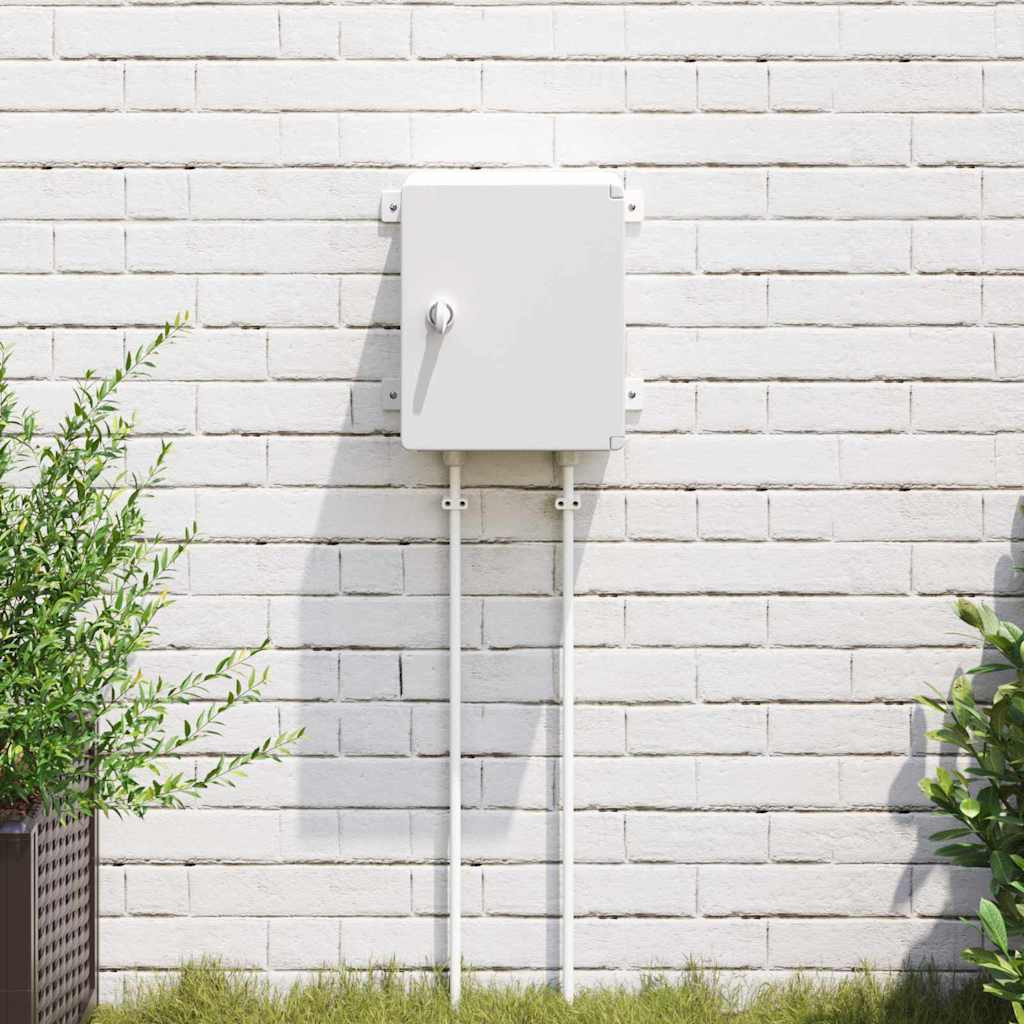 vidaXL Steuerungsschrank Grau 32 x 13 x 30 cm ABS Kunststoff