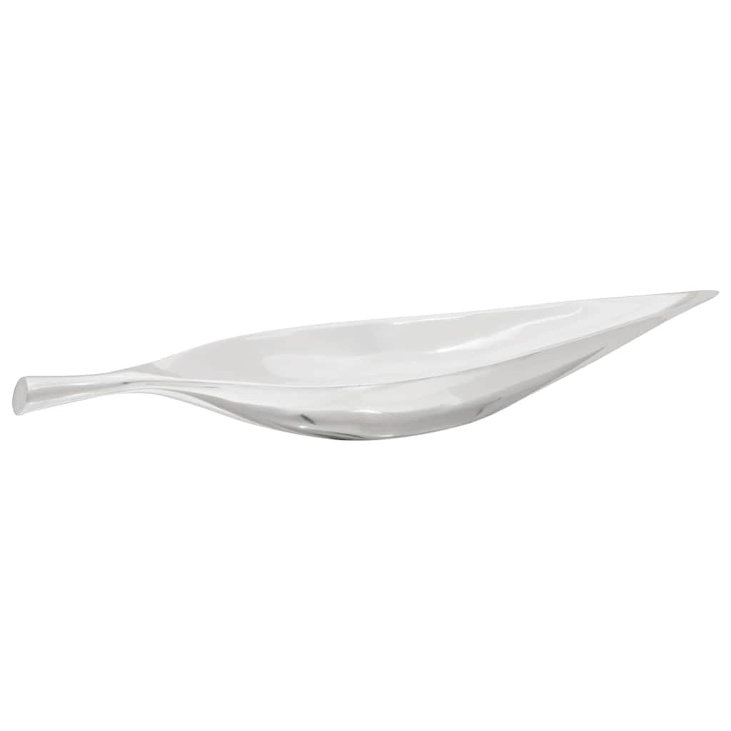 vidaXL Obstkorb Silber 60 x 15 x 8 cm Aluminium