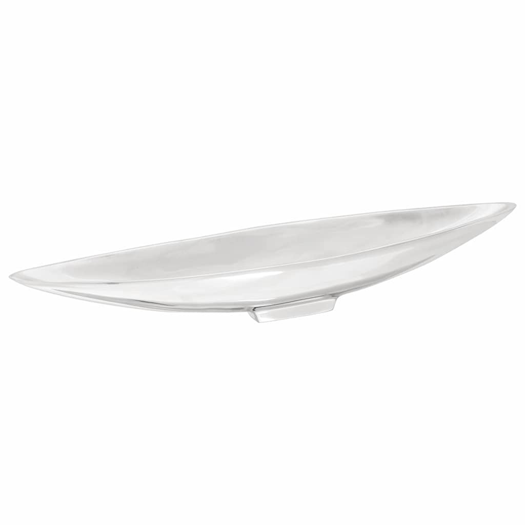 vidaXL Obstkorb Silber 53 x 9 x 10 cm Aluminium