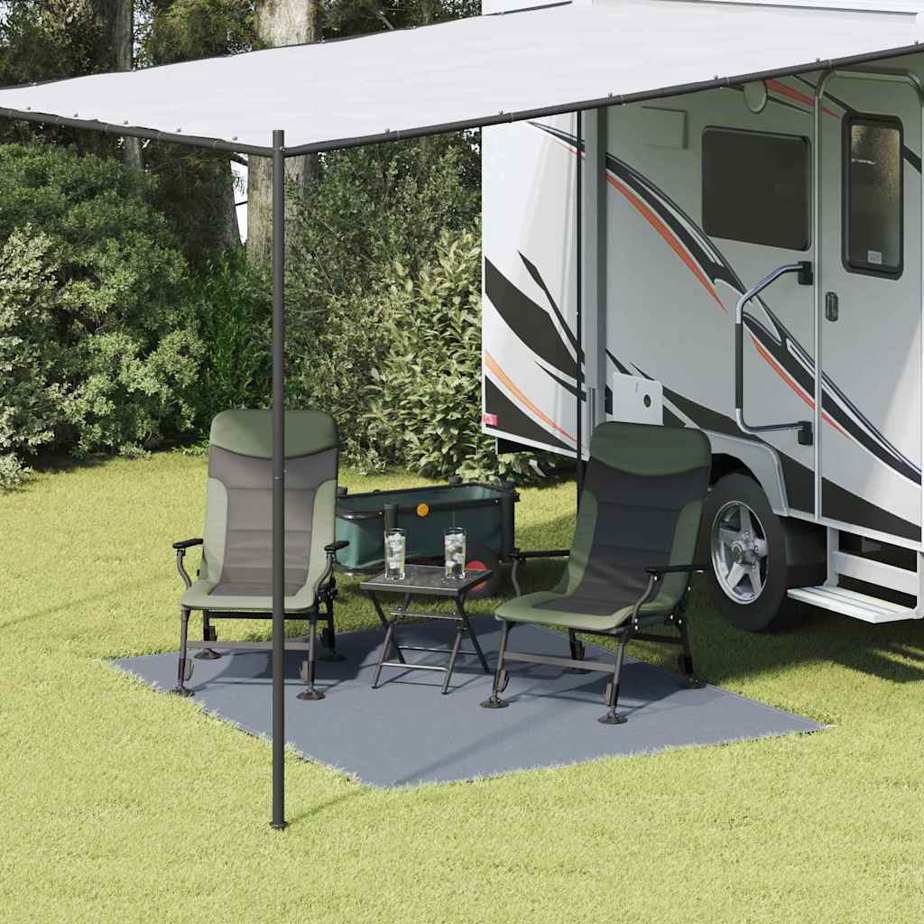 vidaXL Zeltteppich Blau und Grau 200 x 250 cm Polyethylen