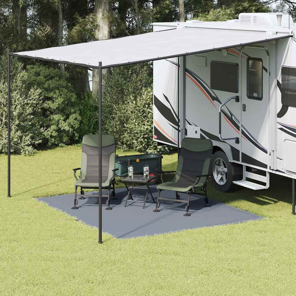 vidaXL Zeltteppich Blau und Grau 300 x 250 cm Polyethylen