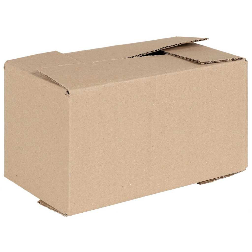 vidaXL Faltbox mit Speicher 50 pcs Natur 24 x 13 x 13 cm Karton