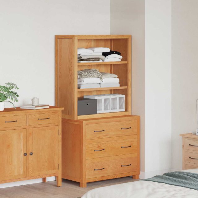vidaXL Aufbewahrungsmöbel-Set 2 Stk. Braun 80 x 50 x 160 cm
