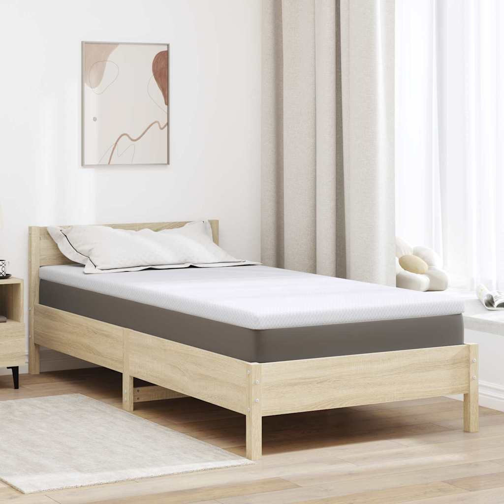 vidaXL Matratzentopper aus Memory-Schaum 90 x 200 cm Thick Weich Weiß