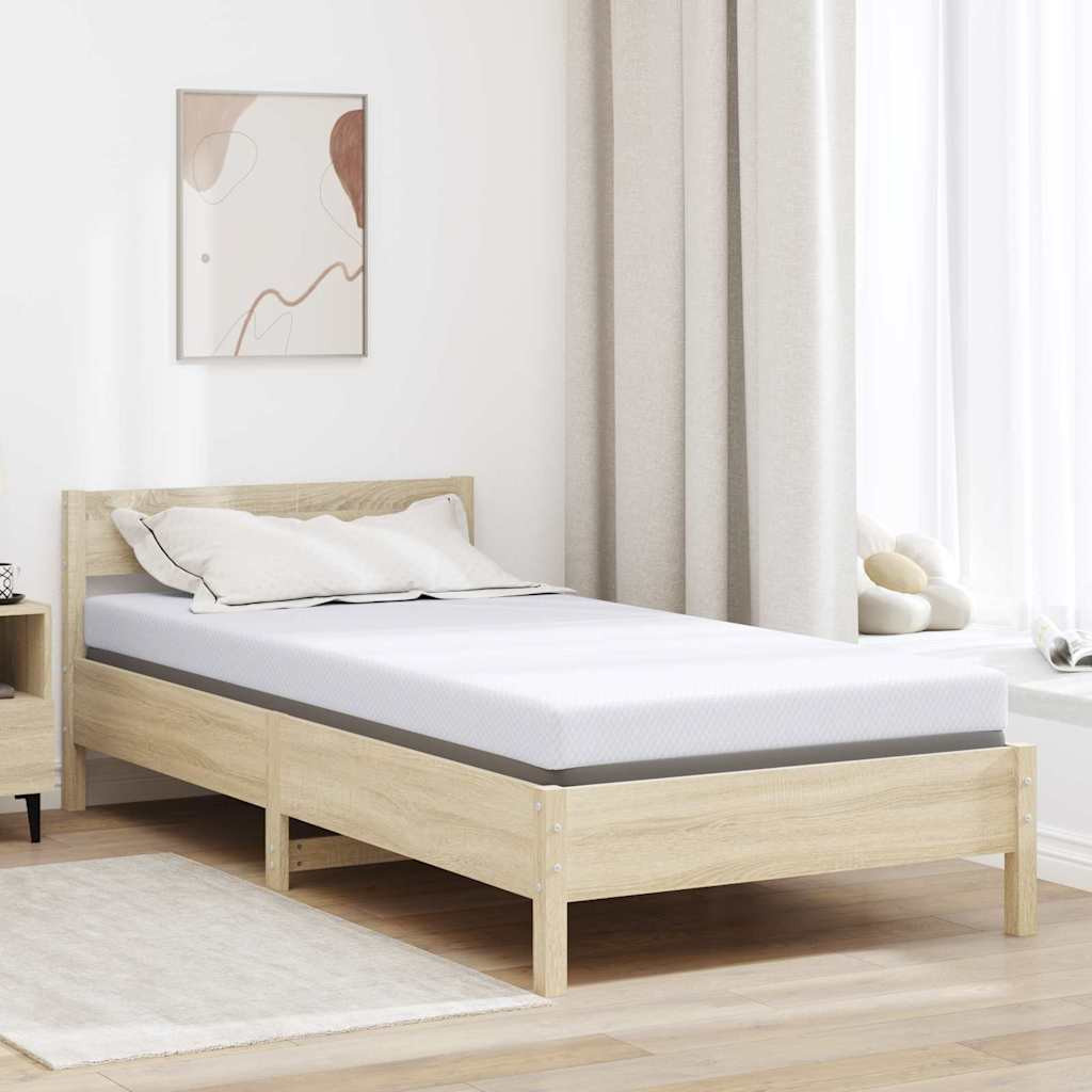 vidaXL Matratzentopper aus Memory-Schaum 90 x 190 cm Thick Weich Weiß