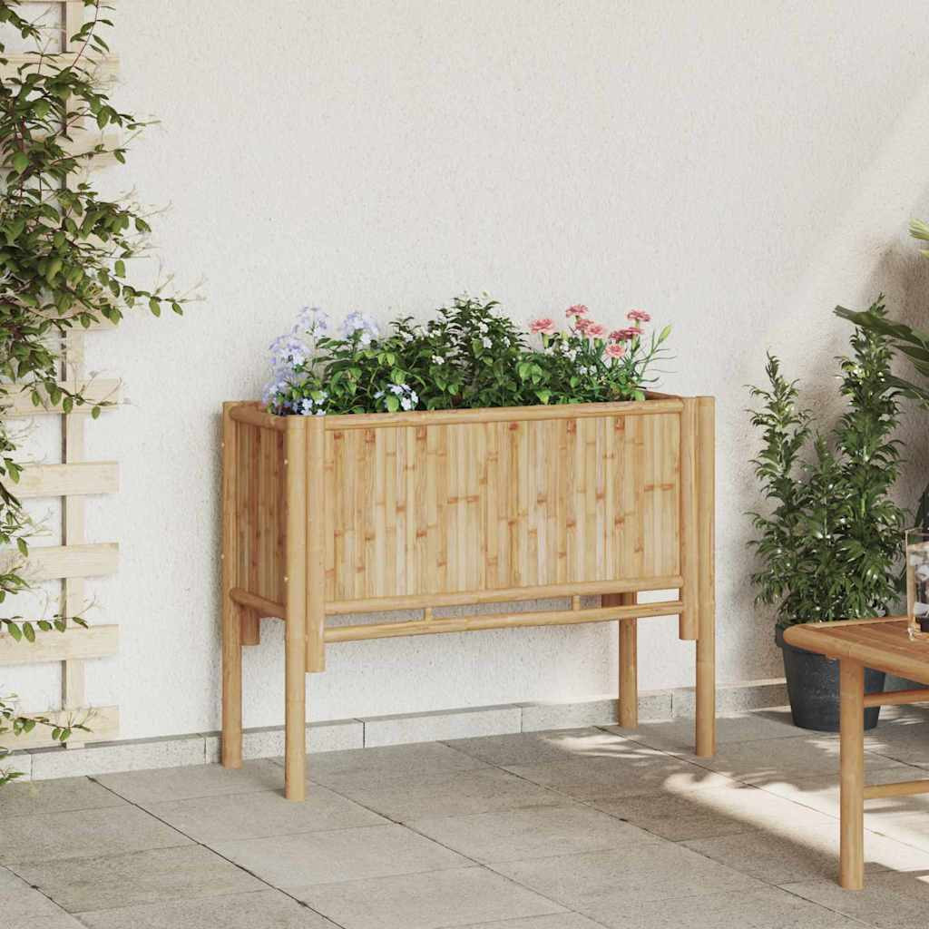 vidaXL Hochbeet Braun 90 x 35 x 70 cm Bambus