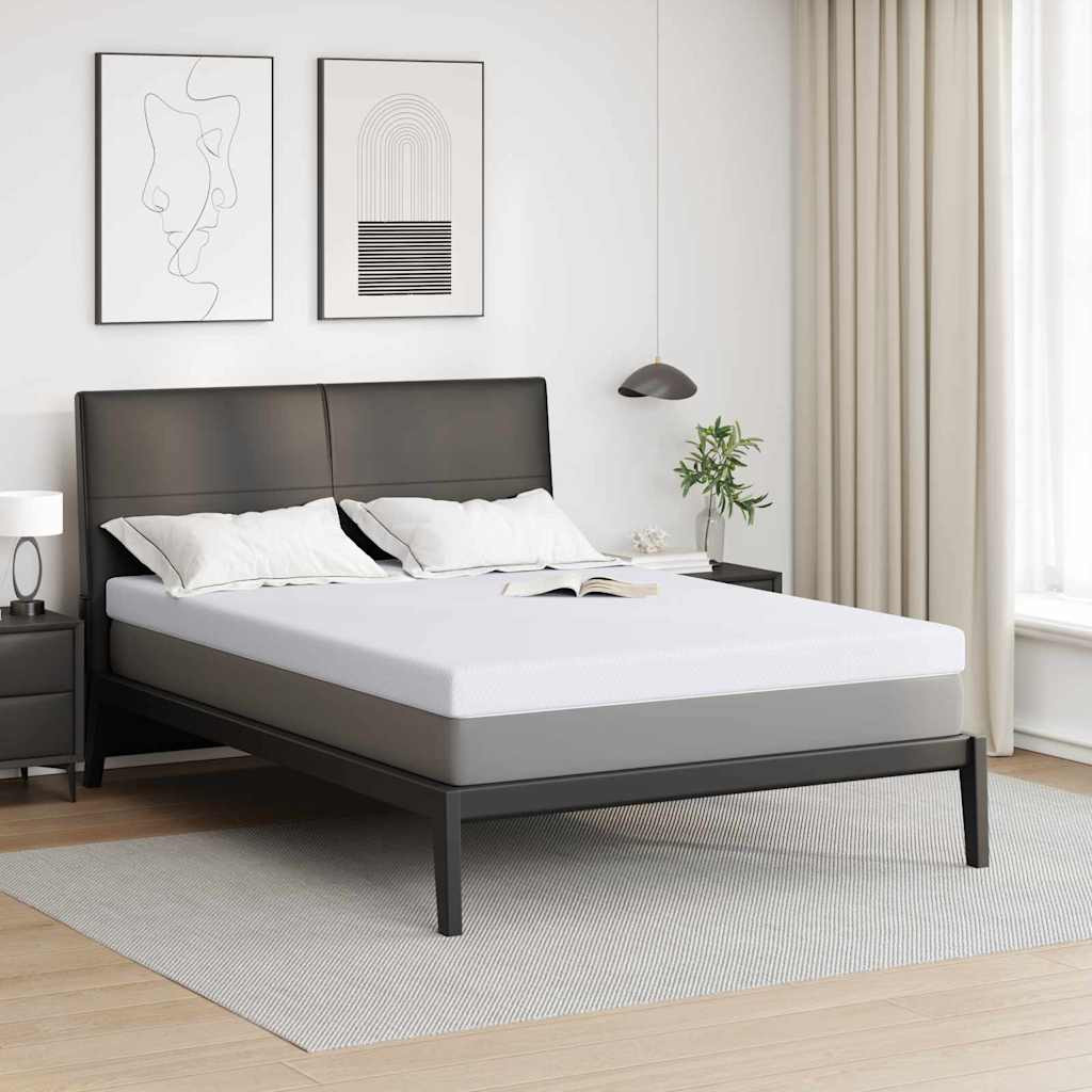 vidaXL Matratzentopper aus Memory-Schaum 140 x 190 cm Thick Weich Weiß