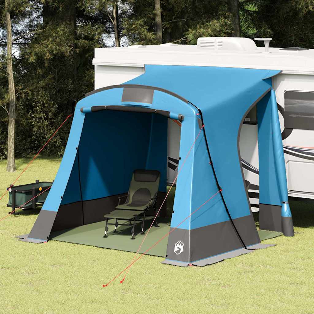 vidaXL Heckklappenzelt Personen 285 x 255 x 245 cm Blau Taft
