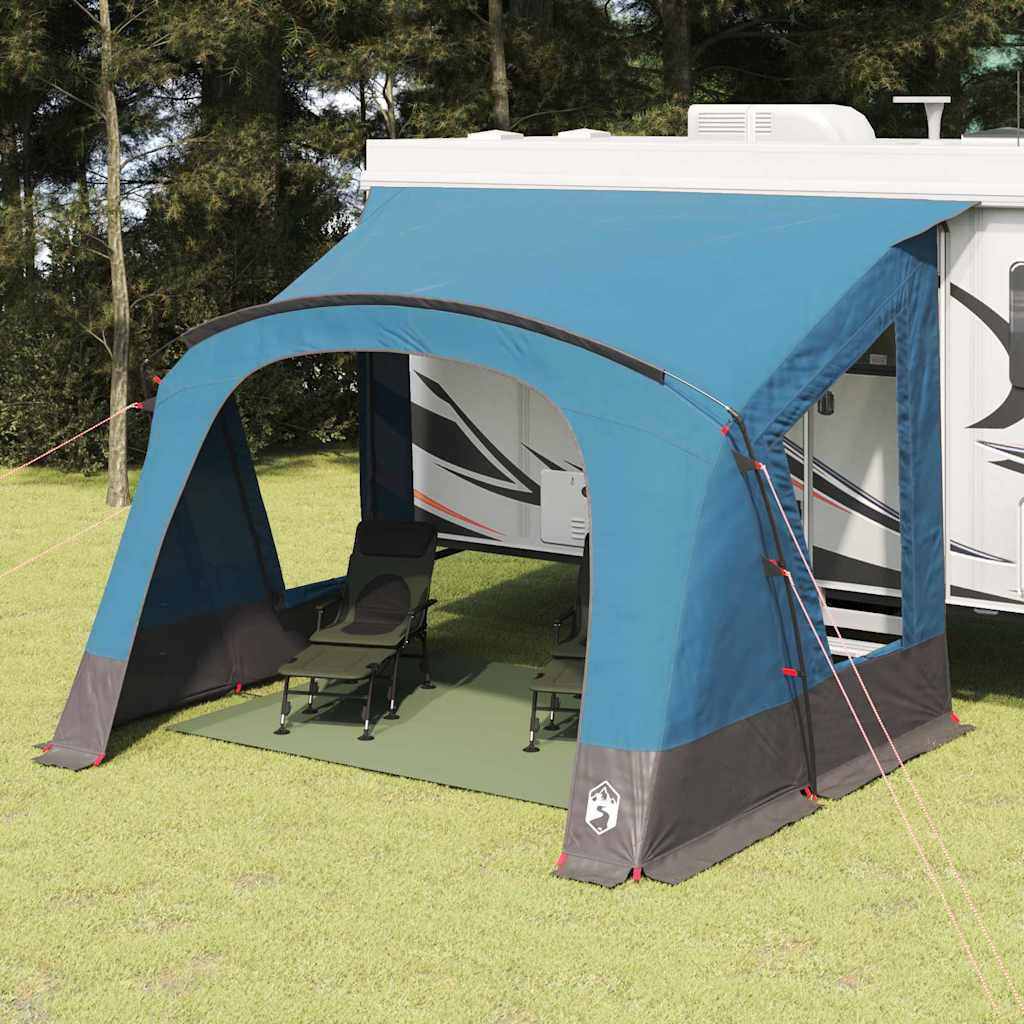 vidaXL Caravan-Zelt für 5 Personen 5 Personen 410 x 275 x 245 cm Blau