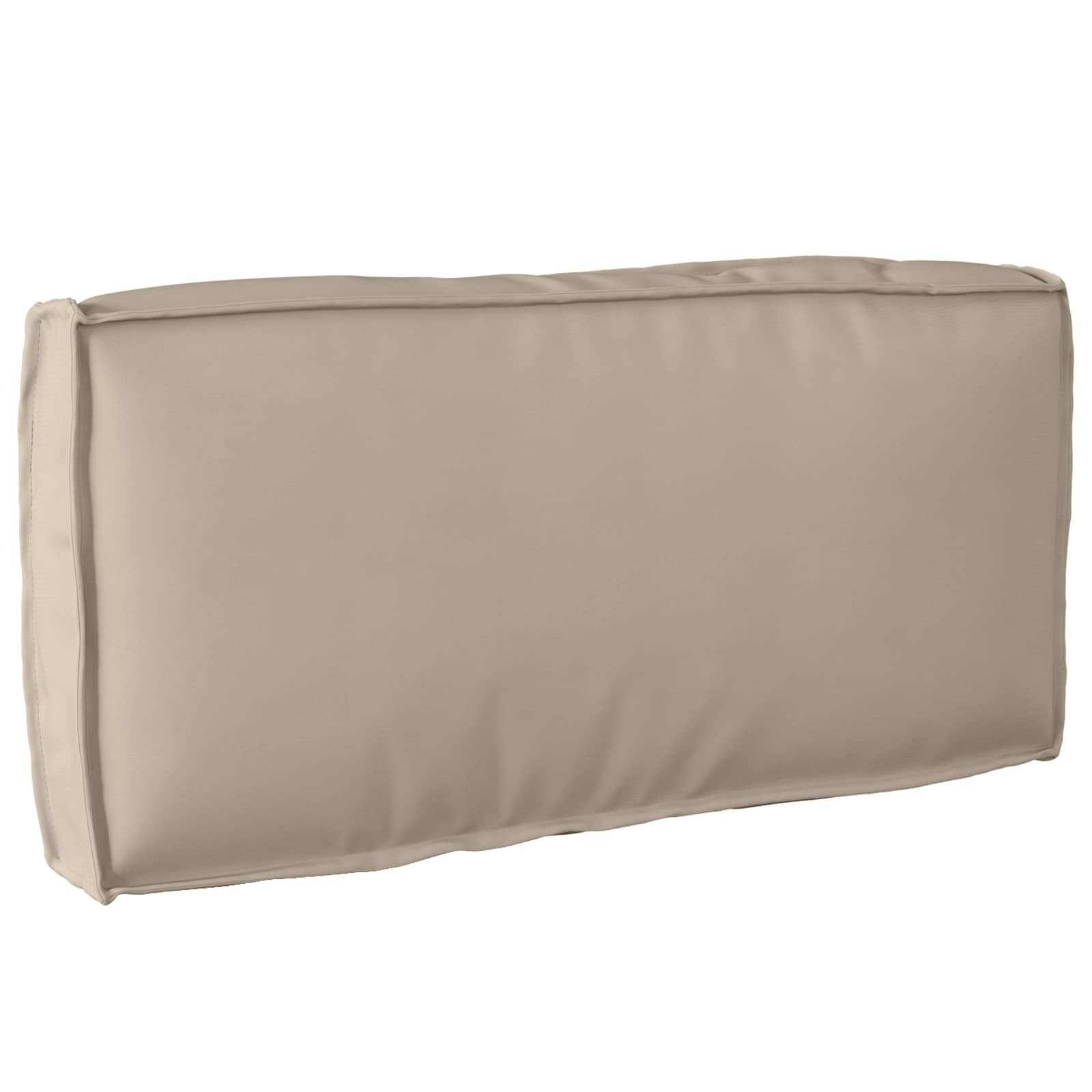 vidaXL Kissen Taupe 80 x 40 x 12 cm Oxford-Stoff