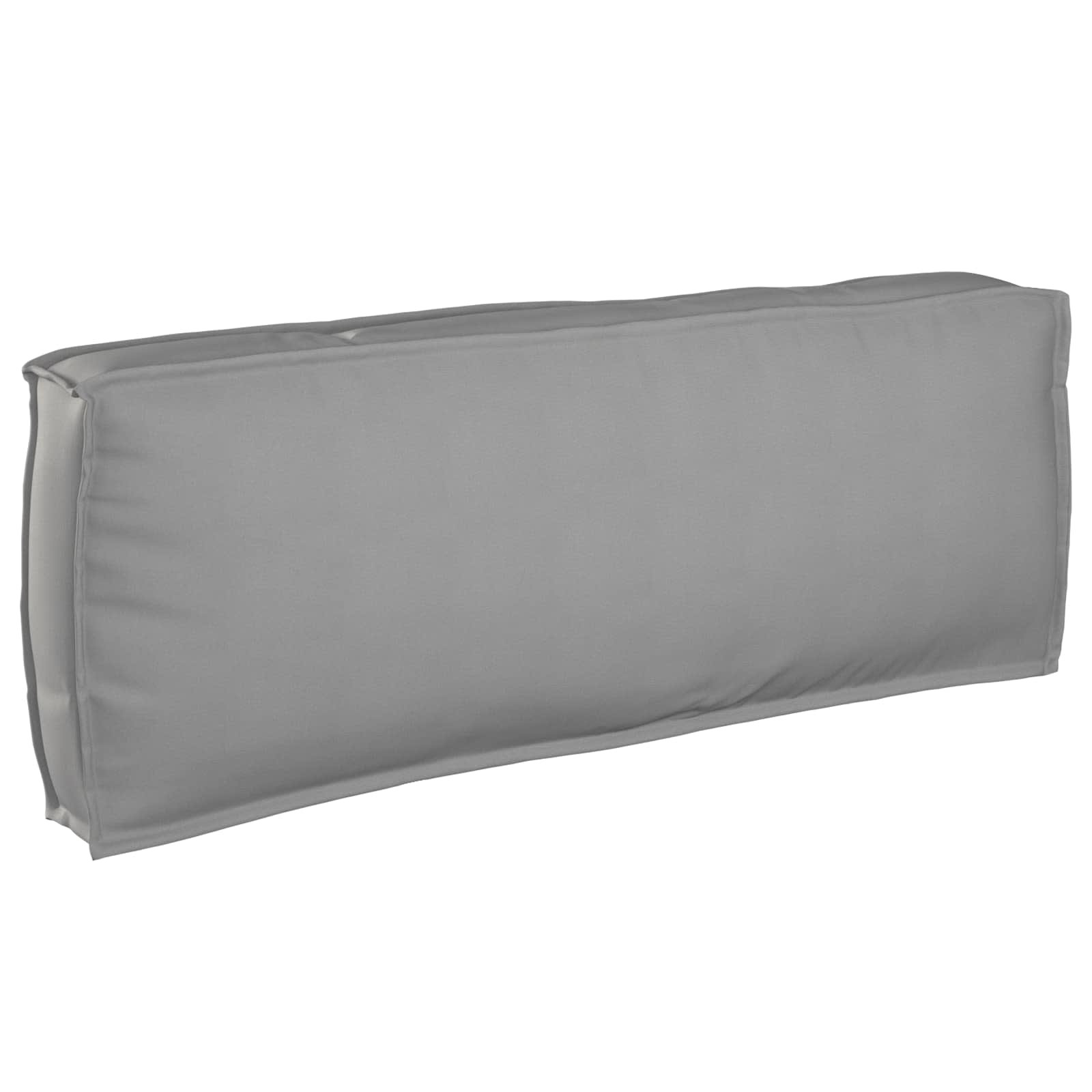 vidaXL Kissen Grau 120 x 40 x 12 cm Oxford-Stoff