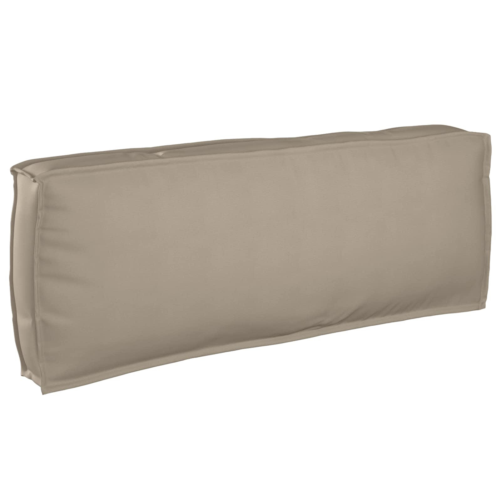 vidaXL Kissen Taupe 120 x 40 x 12 cm Oxford-Stoff
